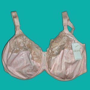 NWT Elomi Molly Nursing Bra Size 40O Cameo Rose Maternity Plus Size Curvy